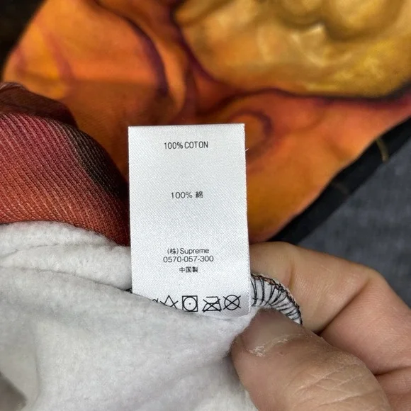 Supreme Martin Wong 8 Ball Hooded Sweatshirt Multi (FW19SW51) Men's Size Large L - Picture 11 of 14